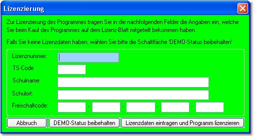Lizenzierung