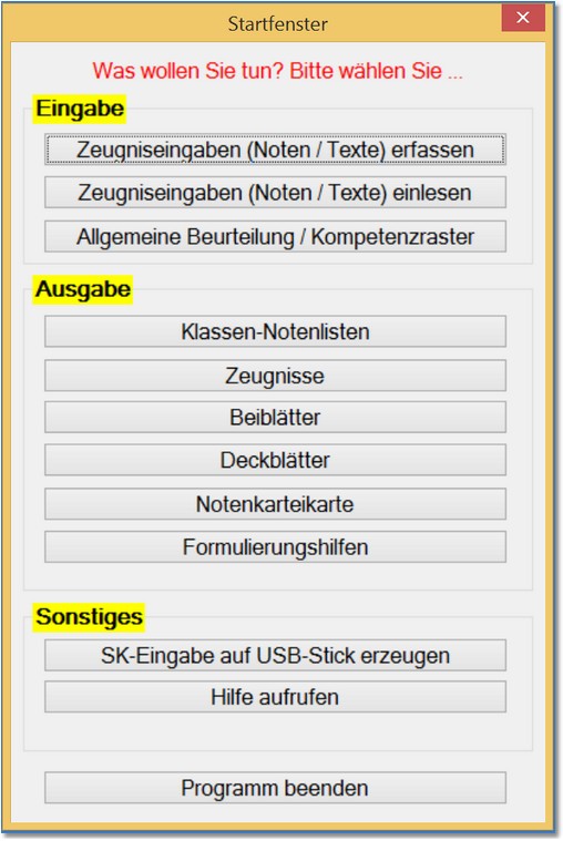 StartFenster