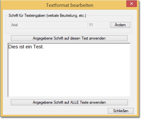 Textformat